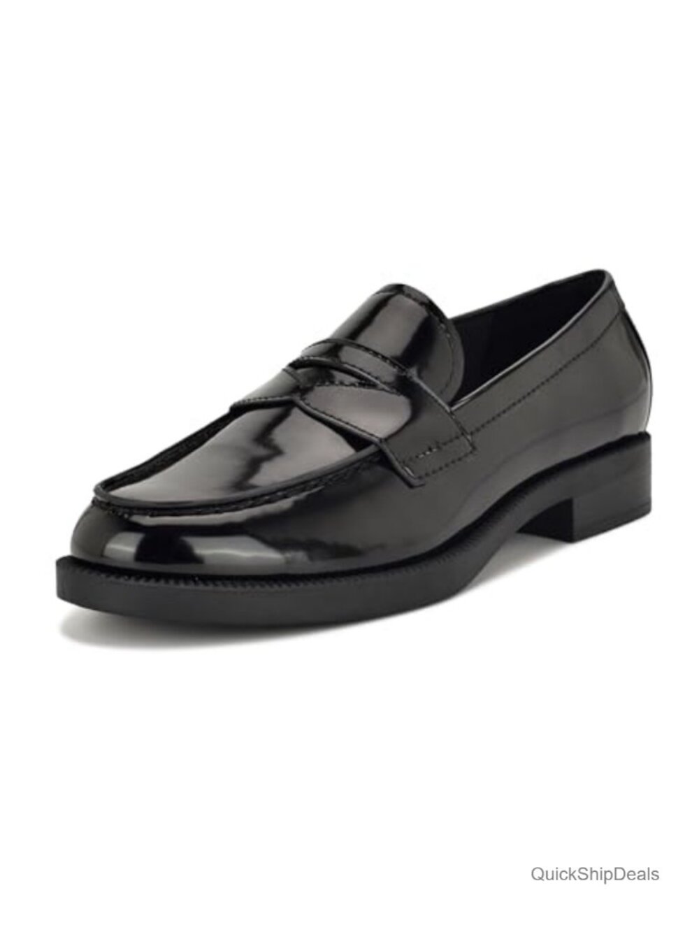 Nine West Berg Women's Suede Slip-On Loafers Block Heel
